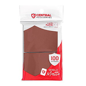 Central Shield – Matte: Marrom Pastel