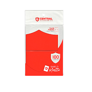 Central Shield – Matte: Vermelho