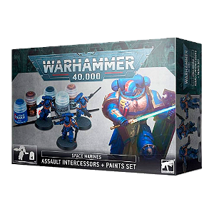 Warhammer 40k - Intercessors  - Space Marines + Paints Set