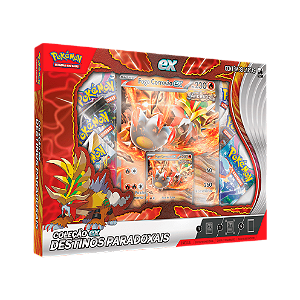 Destinos Paradoxais - Box Fogo Corrosão ex - EV7 - Pokémon (Pré-Venda)