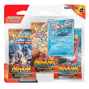 Fagulhas Impetuosas - Blister Triplo - Wooper - EV8 - Pokémon