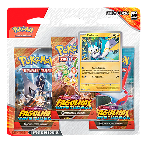 Fagulhas Impetuosas - Blister Triplo - Pachirisu - EV8 - Pokémon
