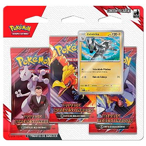 Rivais Predestinados - Blister Triplo - Zebstrika - EV10 - Pokémon