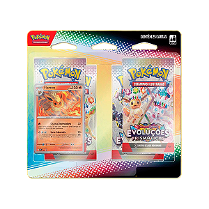 Evoluções Prismáticas - Blister Quádruplo - Flareon - EV8.5 - Pokémon