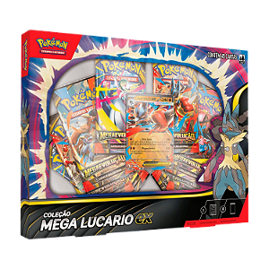 Mega Lucario Ex - Box Coleção - Pokémon