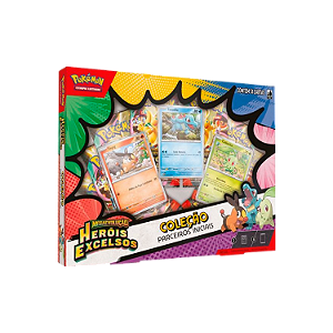 Box Coleção - Parceiros Iniciais - Heróis Excelsos - Pokémon (Pré-Venda)