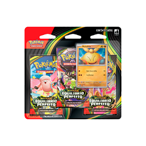 Equilíbrio Perfeito - Blister Triplo - Makuhita - ME03 - Pokémon (Pré-Venda)