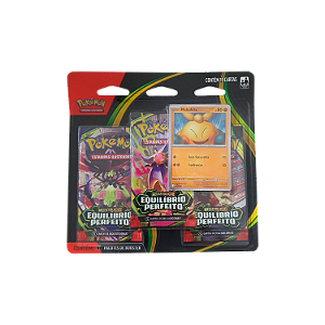Equilíbrio Perfeito - Blister Triplo - Makuhita - ME03 - Pokémon (Pré-Venda)