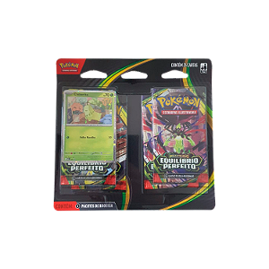 Equilíbrio Perfeito - Blister Quádruplo - Chikorita - ME03 - Pokémon (Pré-Venda)