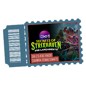 Ingresso para o Pré-lançamento de Secrets of Strixhaven - dia 23.4 às 19h30 (quinta-feira) (Draft)