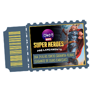 Ingresso para o Pré-lançamento de Marvel Super Heroes - dia 24.6 às 19h30 (quarta-feira) (Gigante de Duas Cabeças)