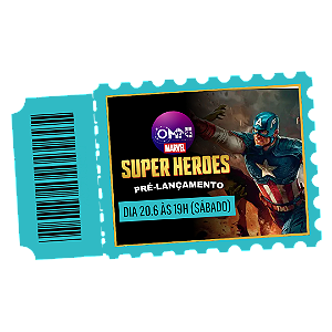 Ingresso para o Pré-lançamento de Marvel Super Heroes - dia 20.6 às 19h (sábado)
