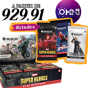 Marvel Super Heroes - Play Booster - MTG (inglês) - Promoção Caixa Fechada (Pré-Venda)
