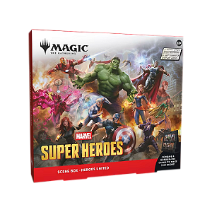 Marvel Super Heroes - Scene Box - Heroes United - Magic: The Gathering (Pré-Venda)