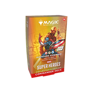 Marvel Super Heroes - Commander Deck - Collector's Edition - Avengers Assemble - MTG (Pré-Venda)
