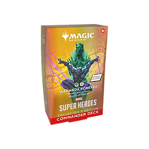 Marvel Super Heroes - Commander Deck - Collector's Edition - Wakanda Forever - MTG (Pré-Venda)