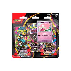 Escuridão Absoluta - Blister Triplo - Slowpoke - ME05 - Pokémon (Pré-Venda)