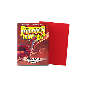 Dragon Shield: Standard Matte (100u): Crimson