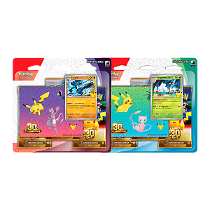 Celebração de 30 Anos - Blister Triplo - Pokémon (Pré-Venda)