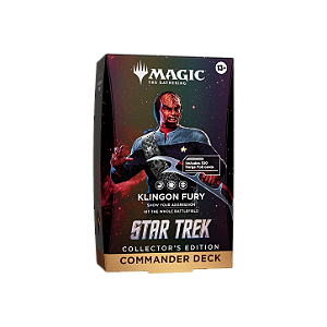 Star Trek - Commander Deck - Collector's Edition - Klingon Fury - MTG (Pré-Venda)