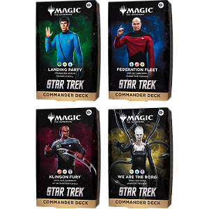 Star Trek - Commander Deck - 4 Decks - MTG (Pré-Venda)