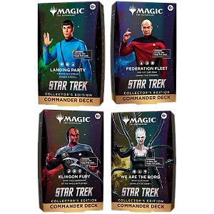 Star Trek - Commander Deck - Collector's Edition - 4 Decks - MTG (Pré-Venda)