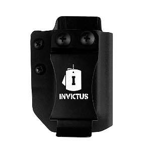 PORTA CARREGADOR SINGLE INVICTUS KYDEX IWB UNIVERSAL PRETO