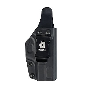 COLDRE IWB POLÍMERO INVICTUS GLOCK COMPACT DESTRO