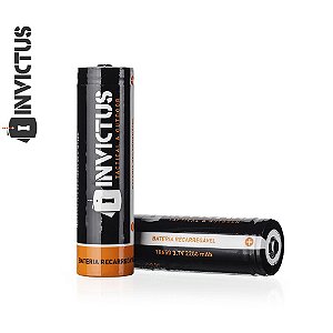 BATERIA RECARREGAVEL INVICTUS 18650