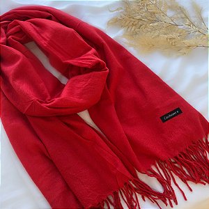 CACHECOL GROSSO LISO CORES FORTES 170 X 65CM