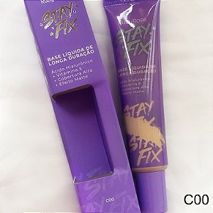 BASE LÍQUIDA DE LONGA DURAÇÃO STAY FIX RUBY ROSE HB-873/G1