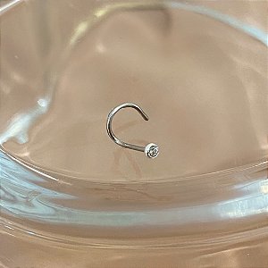PIERCING NARIZ ANZOL ZIRCÔNIA AÇO 316L 7MM SEMIJOIA PARA ATUALIZAÇÃO⭐️