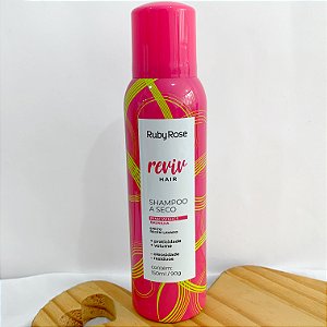 SHAMPOO A SECO REVIV HAIR PINK WISHES BAUNILHA 150ML/90G RUBY ROSE HB-804