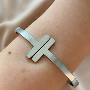 PULSEIRA/BRACELETE FIOS ENCONTRADOS AÇO 316L