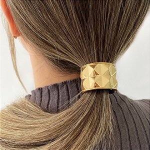 ELÁSTICO HAIR CUFF COM METAL DESENHADO