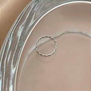 PIERCING NARIZ ARGOLINHA TRANÇADA 7MM AÇO 316L SEMIJOIA PARA ATUALIZAÇÃO⭐️