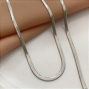 COLAR FITA FINA 3MM AÇO 316L⭐️