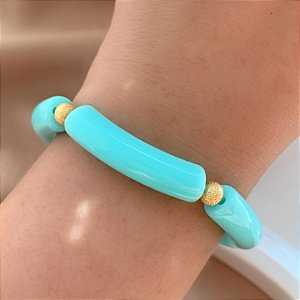 PULSEIRA DE RESINA CANUTINHOS COLOR BIJU