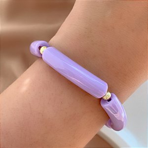 PULSEIRA DE RESINA CANUTINHOS COLOR BIJU