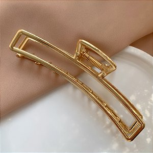 PRESILHA UNITÁRIA RETANGULAR FINA VAZADA BIJU