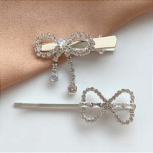 PRESILHA KIT LAÇO STRASS BIJU