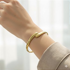 BRACELETE FIO DELICADO DOURADO AÇO 316L PREMIUM⭐️