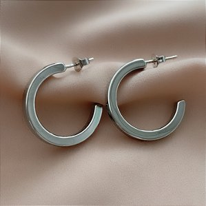 BRINCO ARGOLA FIO QUADRADO AÇO 316L⭐️