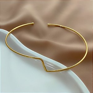 BRACELETE FIO GEOMÉTRICO DELICADO FOLHEADO A OURO 18K⭐️