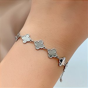 PULSEIRA MINI TREVOS AÇO 316L⭐️