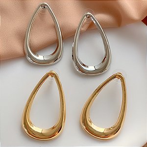 BRINCO MAXI GOTA VAZADA G BIJU