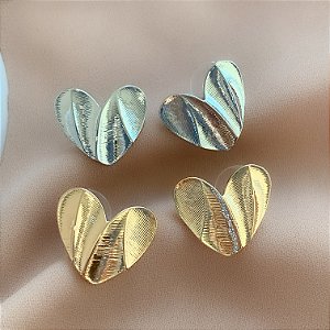 BRINCO CORAÇÃO RELEVOS TEXTURIZADOS BIJU