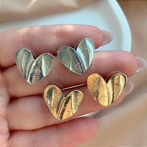 BRINCO CORAÇÃO RELEVOS TEXTURIZADOS BIJU