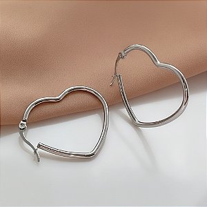 BRINCO ARGOL CORAÇÃO FINO FECHO ITALIANO AÇO 316L⭐️