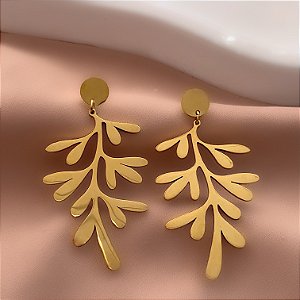 BRINCO RAMINHO DOURADO AÇO 316L⭐️